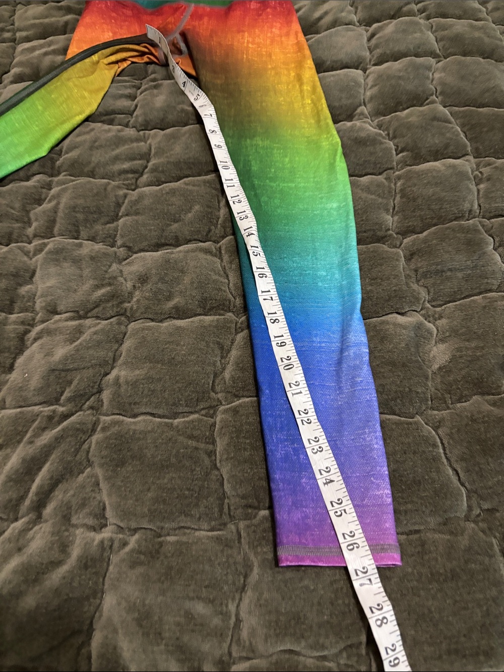 Niyama Sol leggings XS PLEASE VIEW RULER PICS FOR SIZE hot yoga Pilates rainbow - Picture 2 of 4